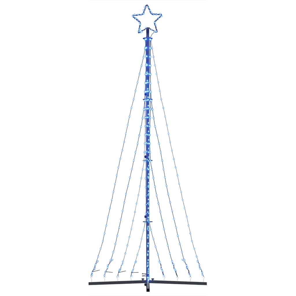 Led -christmas tree 447 leds 249 cm lumière bleue - bleu, 250 cm, 1, x - number 6.