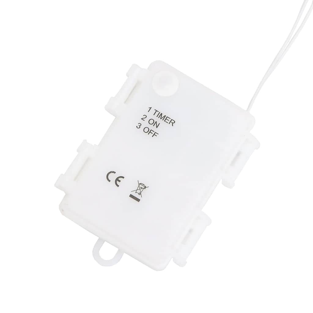 Lumières de noël silhouette de renne 2 pcs 35 led blanc chaud - number 9.