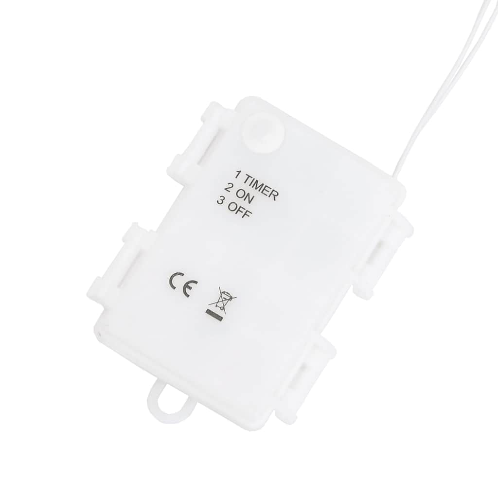 Lumières de noël silhouette de sapin de noël 2 pcs 50 led blanc chaud - number 10.