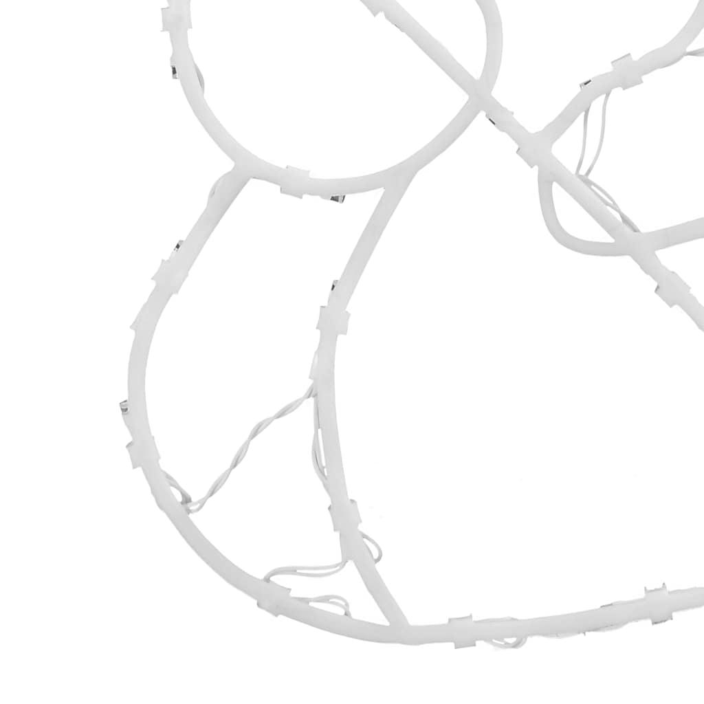 Christmas lights snowman silhouette 2 pcs 35 leds warm white - number 9.