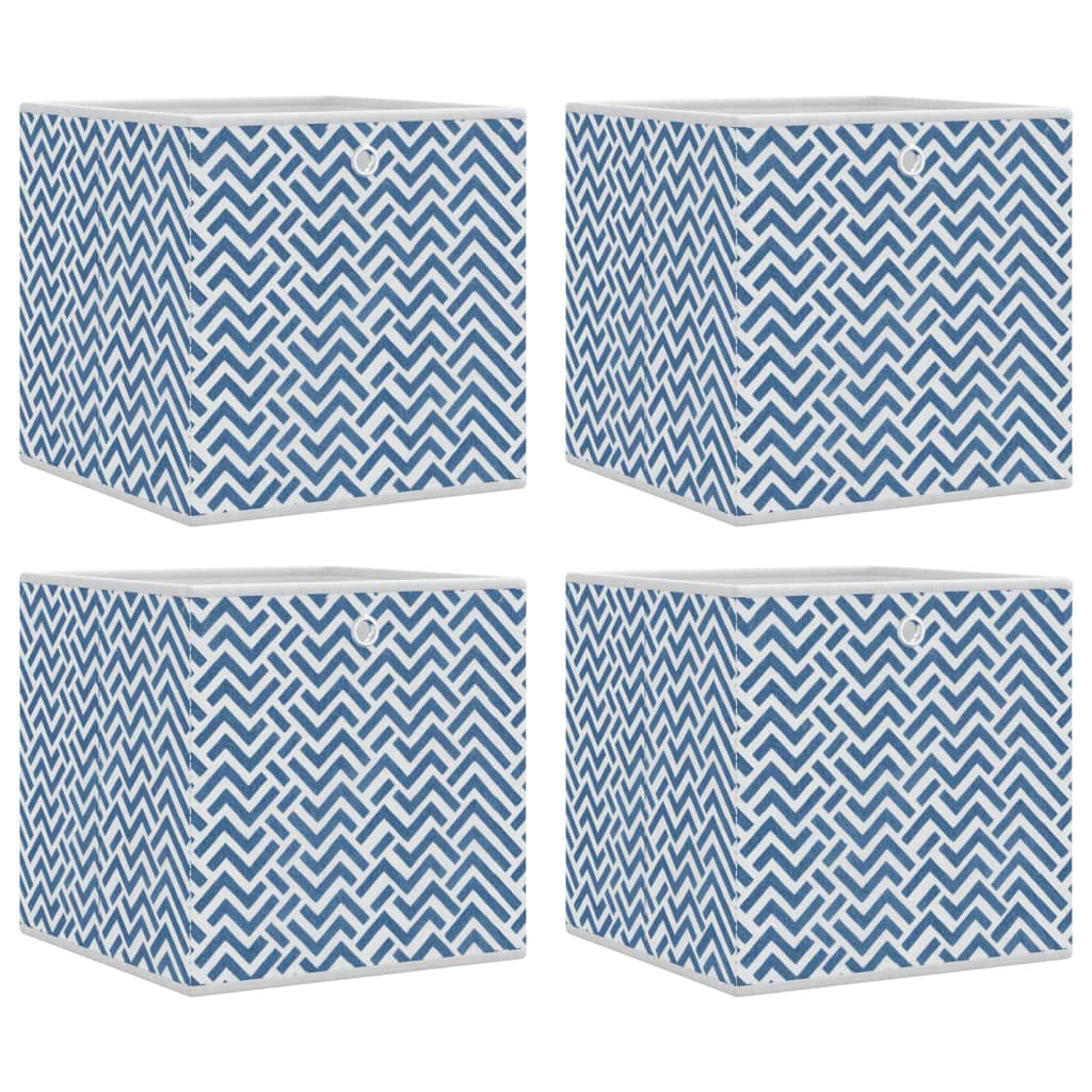 Kutije za pohranu kom. 32x32x32 cm tkanina na preklop - svijetlo plava, 4, 1 - number 2.