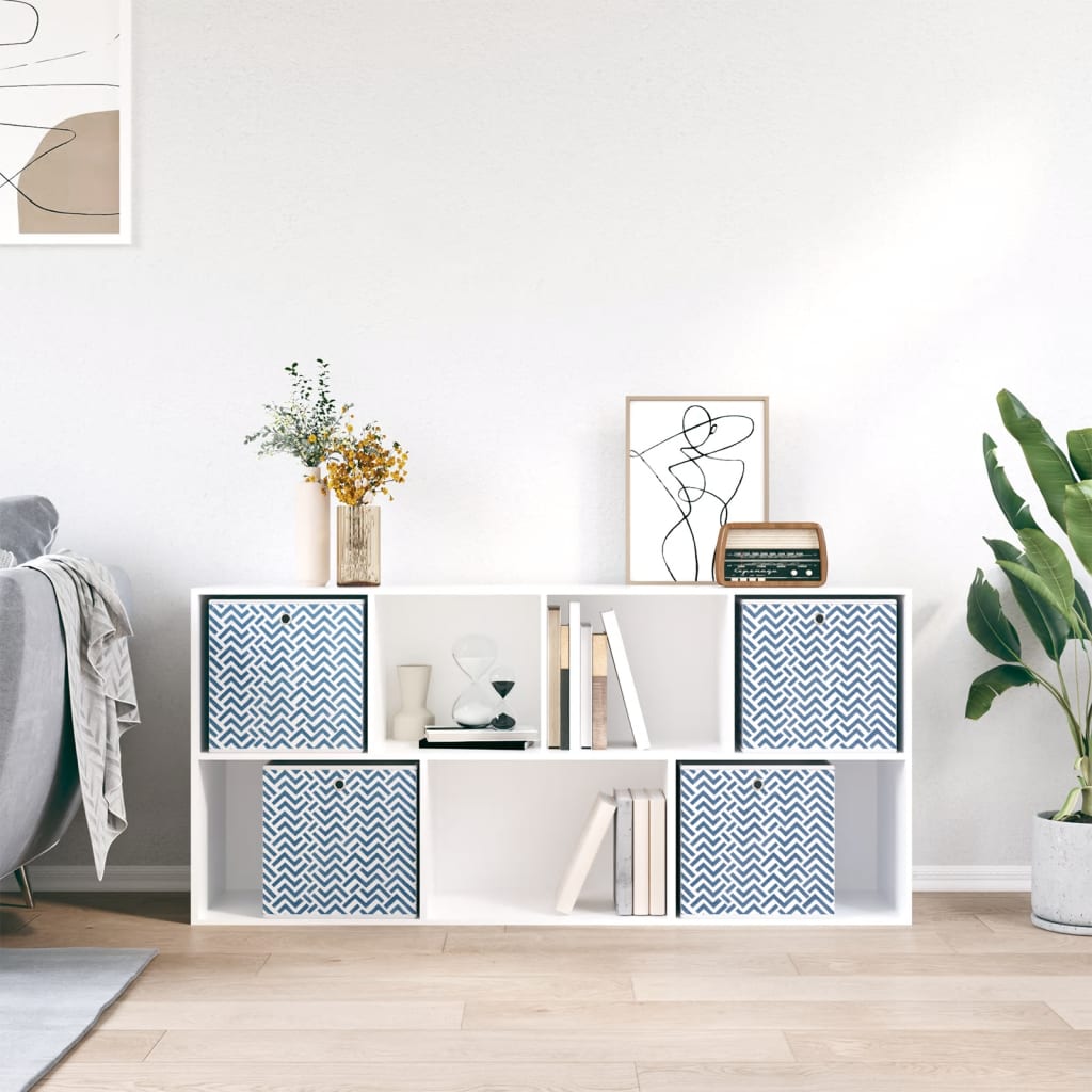 Kutije za pohranu kom. 32x32x32 cm tkanina na preklop - svijetlo plava, 4, 1 - number 4.