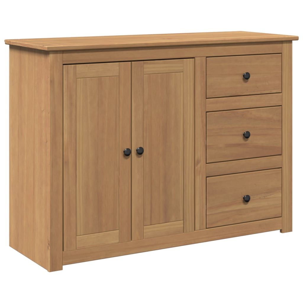 Sideboard with drawers panama 112x40x80 cm solid pine - number 2.