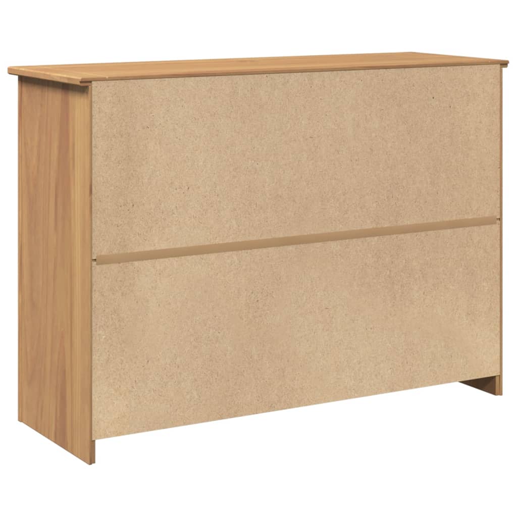 Sideboard with drawers panama 112x40x80 cm solid pine - number 7.