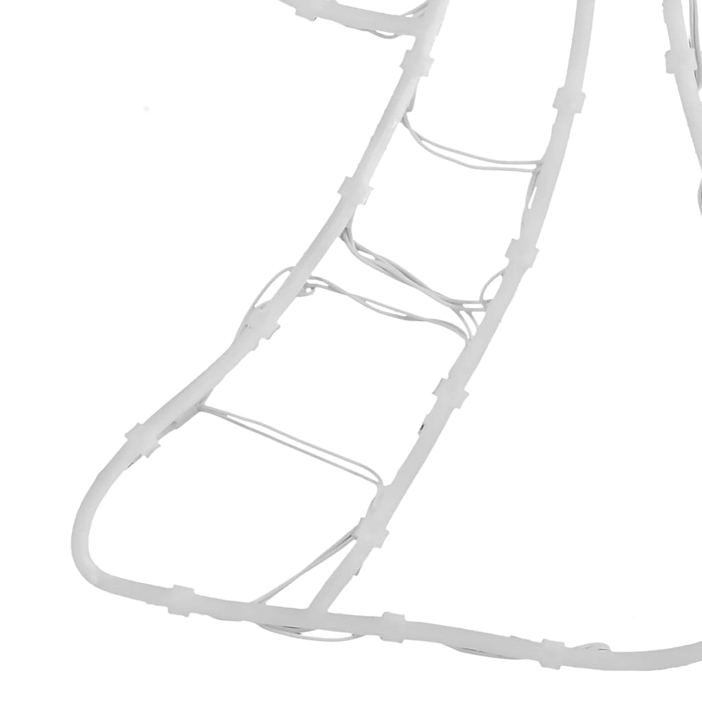 Julelys engel-silhuet 2 stk 50 led'er varm hvid - number 9.