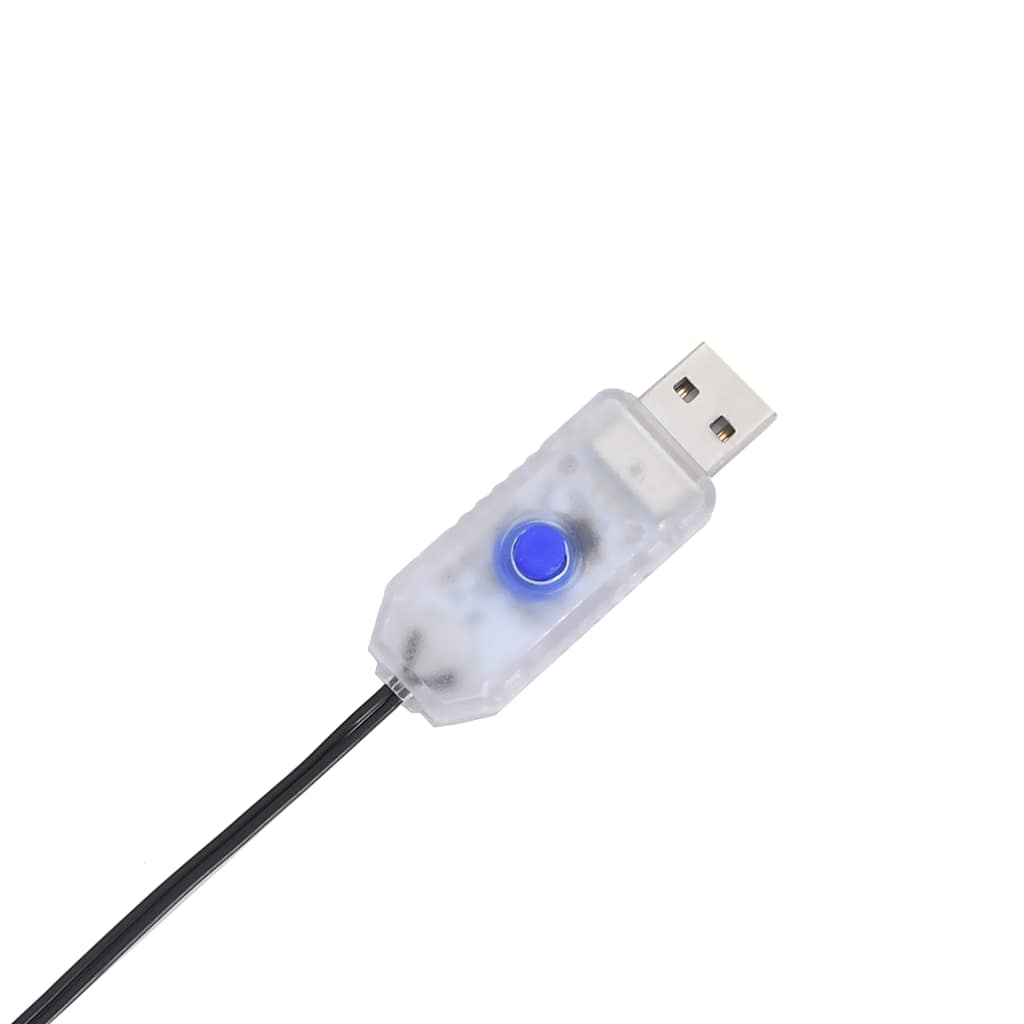 Guirlande lumineuse de noël silhouette étoile filante 80 led blanc chaud - 29 x 61 cm, 1 - number 7.