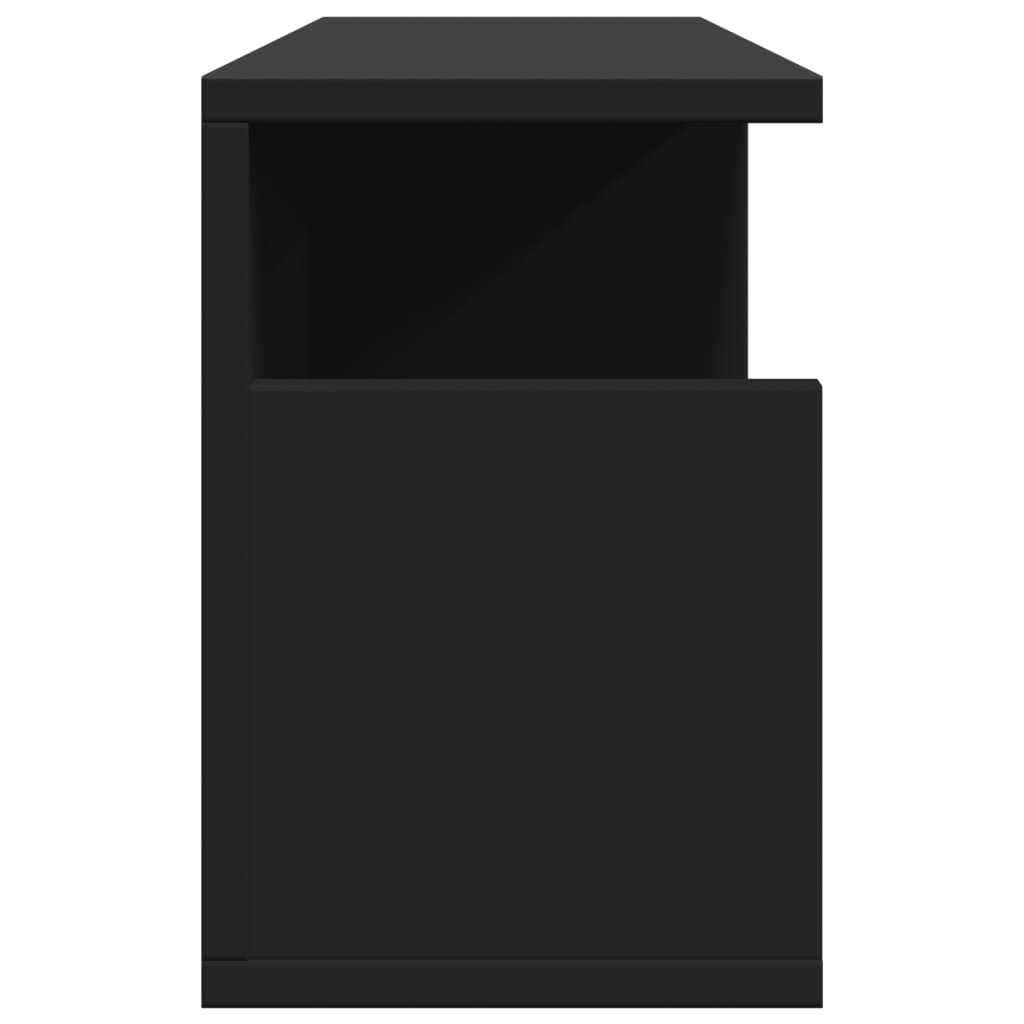 Veggskap konstruert tre - svart, 60 x 20 x 30 cm, 1 - number 5.