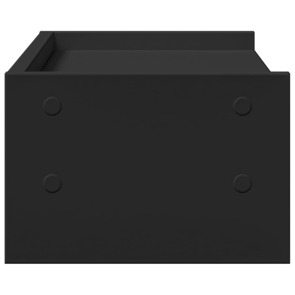 Držač ekrana izrađeno od drva - crni, 42 x 24 x 16 cm - number 5.