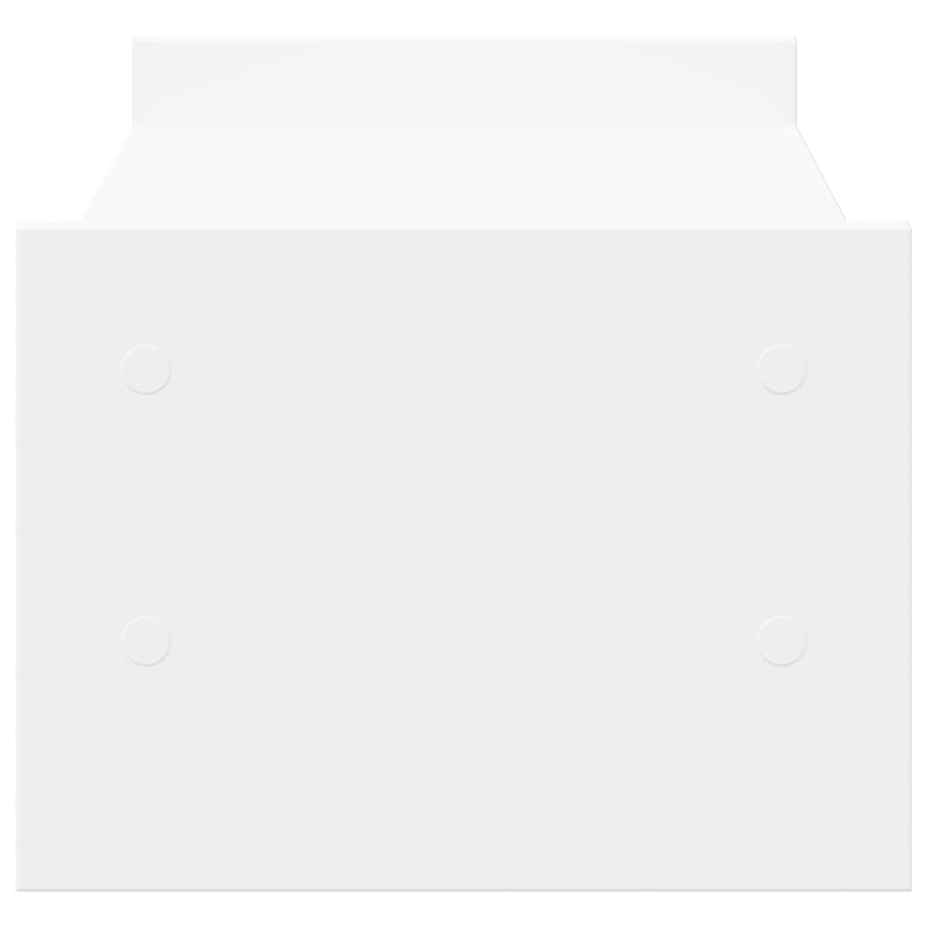 Držač paravana izrađeno od drva - bijeli, 50 x 27 x 20 cm - number 5.