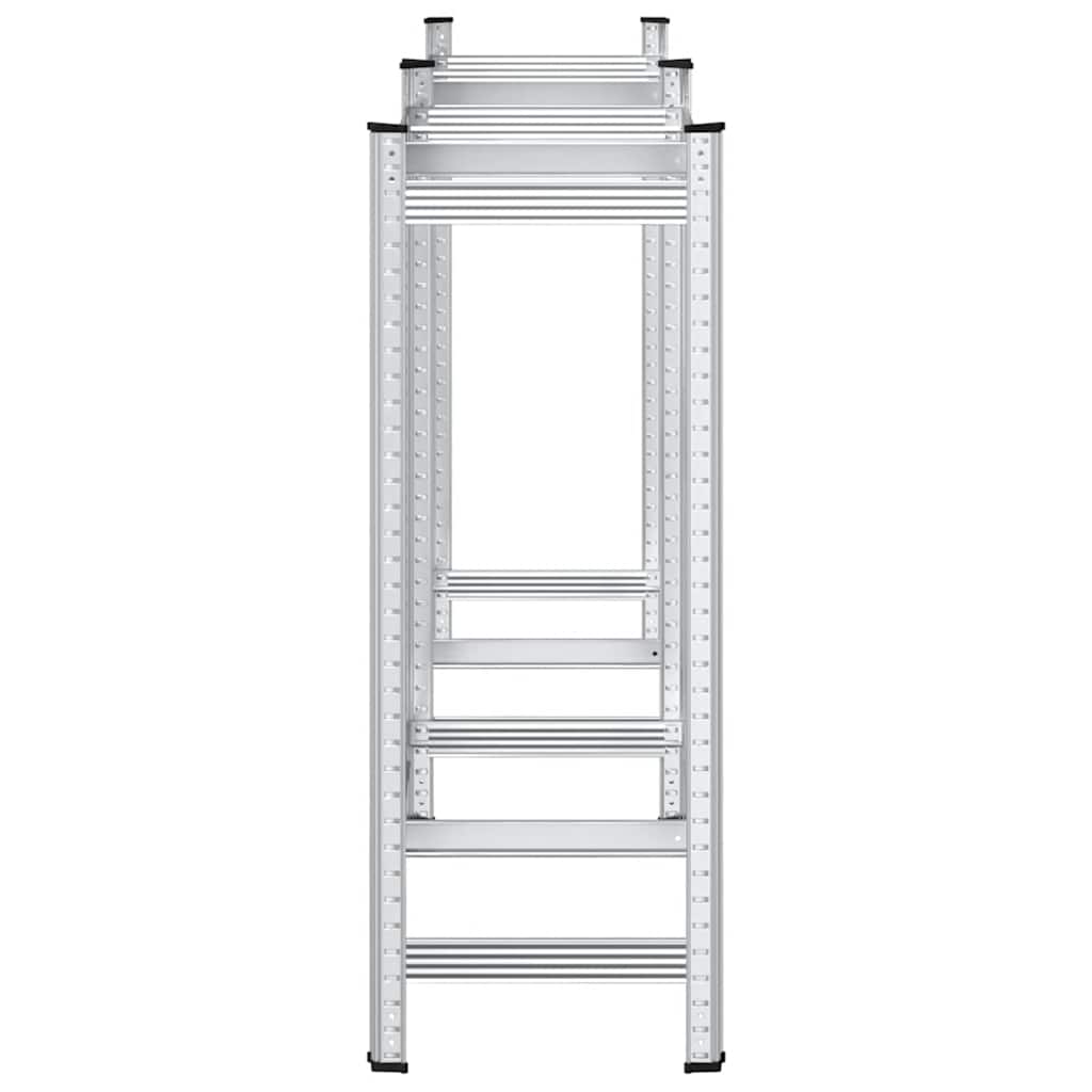 2-katne police za gume kom. čelik srebro - 110 x 40 x 109 cm, 2, 1 - number 5.