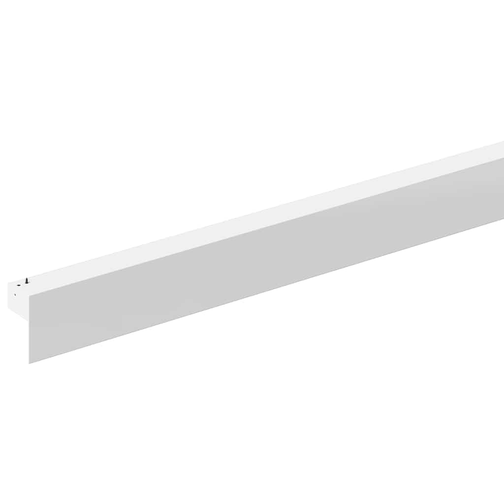 Skinnesæt til skydedør aluminiumslegering sølvfarvet - 183 cm - number 10.
