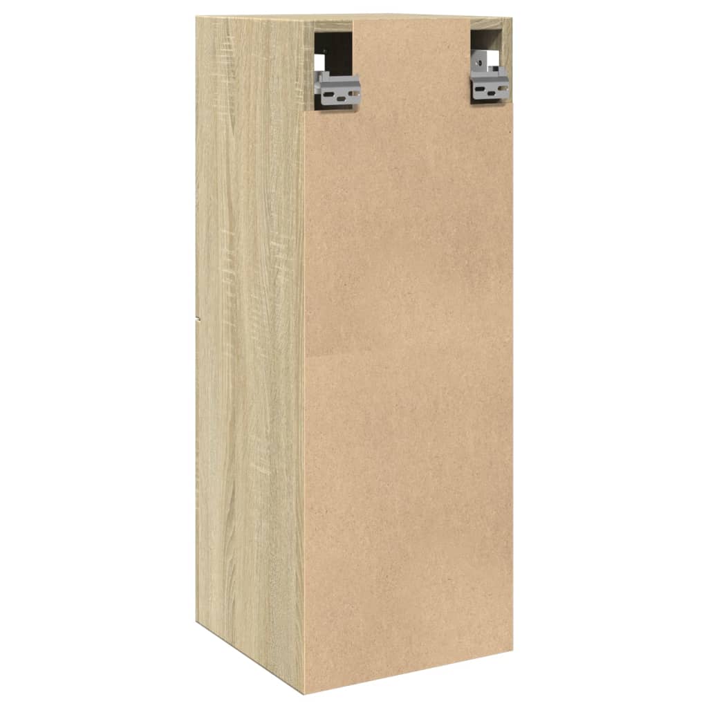 Kupaonski ormarić 30x30x80 cm konstruirano drvo sonoma hrast - number 6.