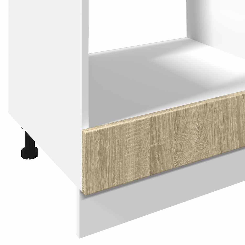 Ovnskab 60x46x81,5 cm konstrueret træ - sonoma-eg, ooo 1, ooo 2, ooo 3 - number 10.