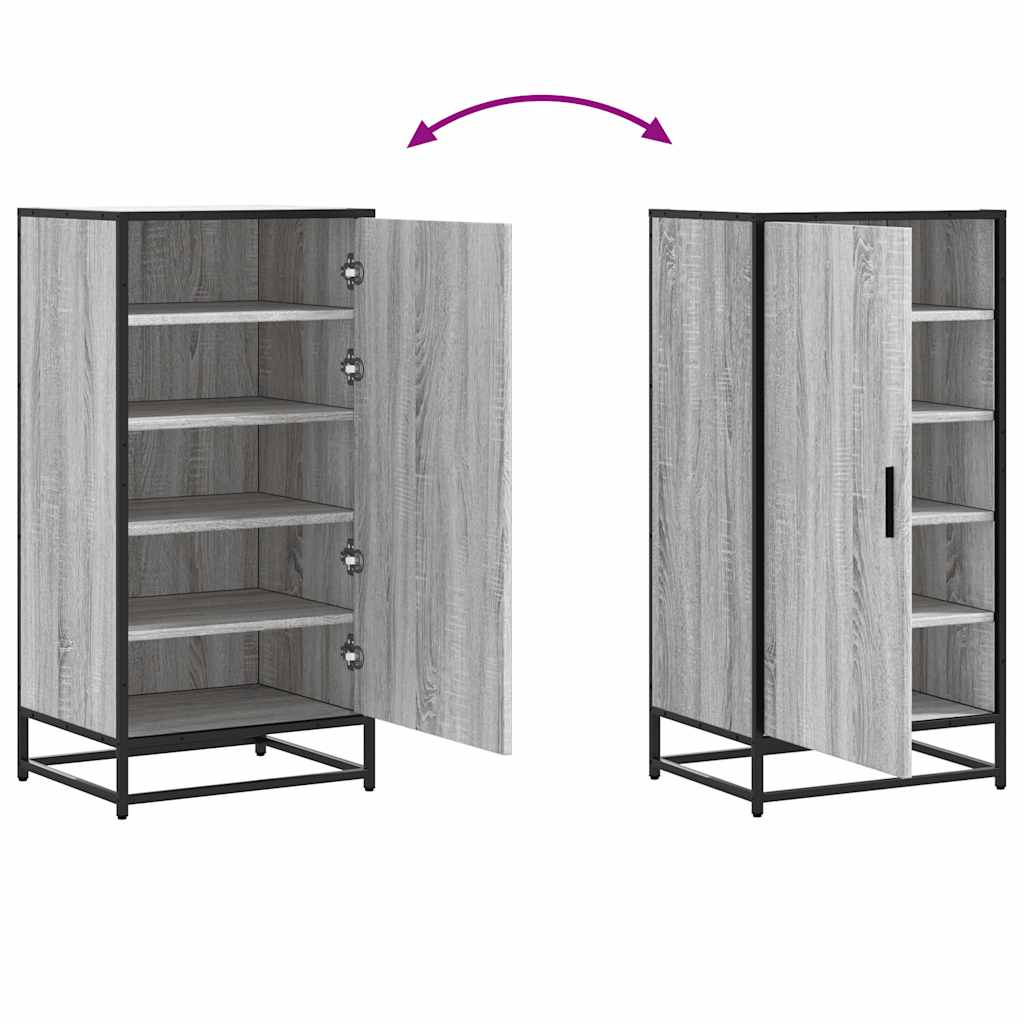 Stalak za cipele 48x38x97,5 cm konstruirano drvo siva - sivi sonoma hrast, 4, 1 - number 8.