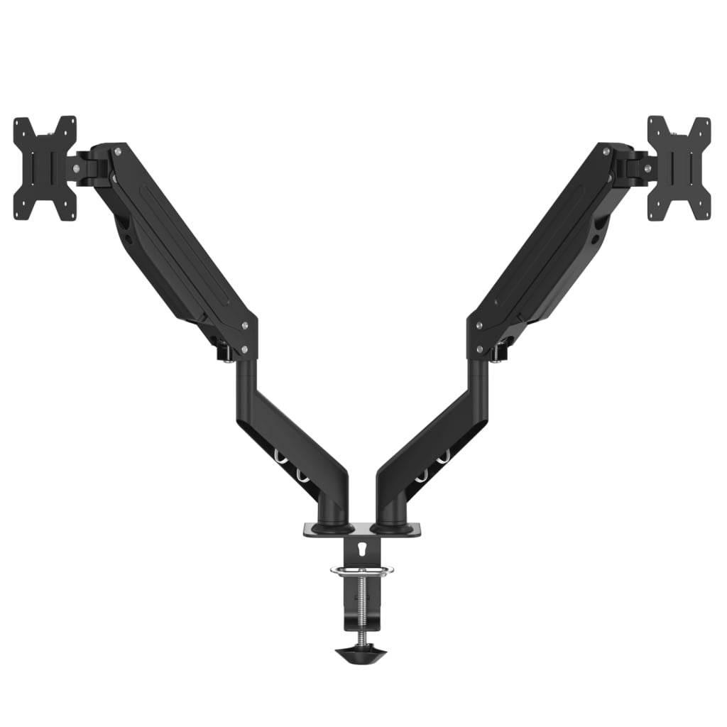 Supporto doppio schermo max. schermo 27" 20 kg misura vesa 75/100 mm - number 5.