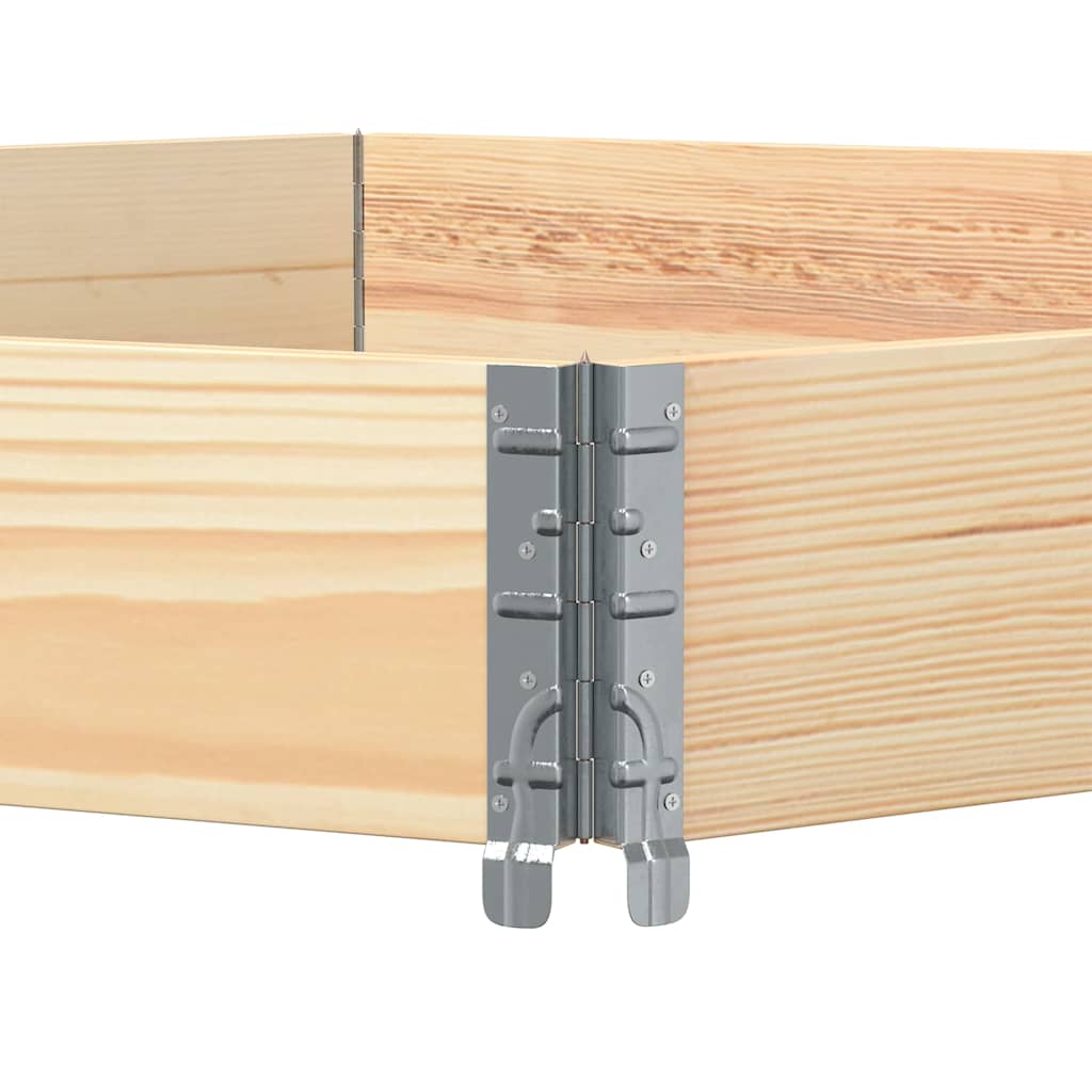 Raised bed solid pine hexagonal - natural colour, 160 x 160 cm, 1 - number 5.