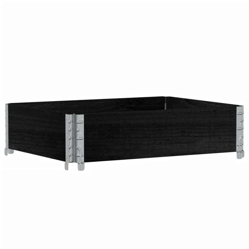 Paletni okvir puni bor - crni, 80 x 60 cm, 1 - number 2.