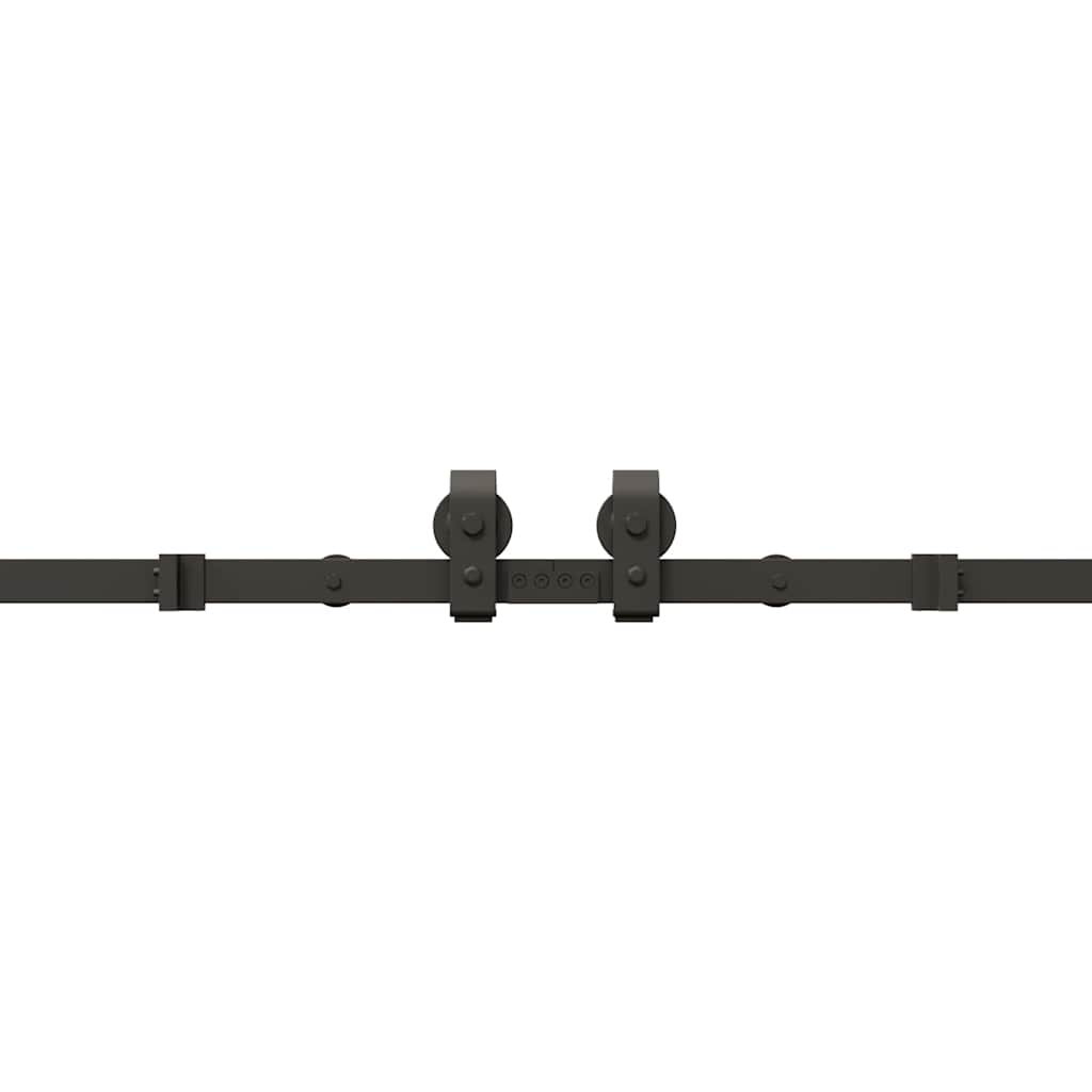 Skinnesæt til skydedør 400 cm stål sort - 200 cm, 1 - number 11.