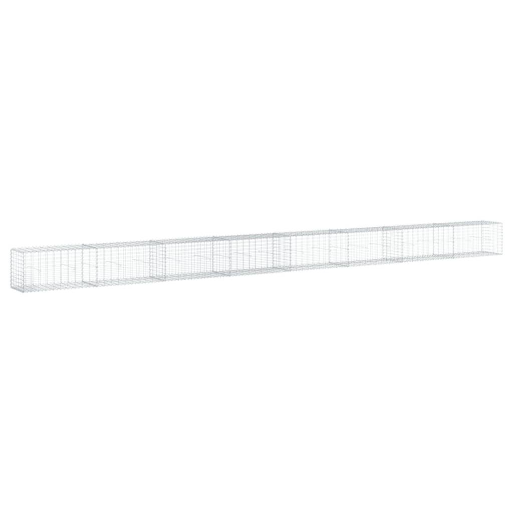 Gabion košarica s poklopcem pocinčanog željeza - 800 x 50 x 50 cm, 1 - number 2.