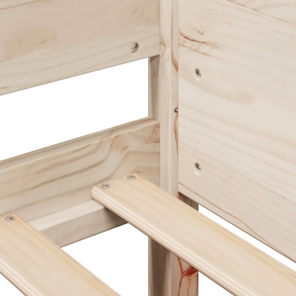 Rama łóżka bez materaca - kolor naturalny, 90 x 200 cm - number 8.