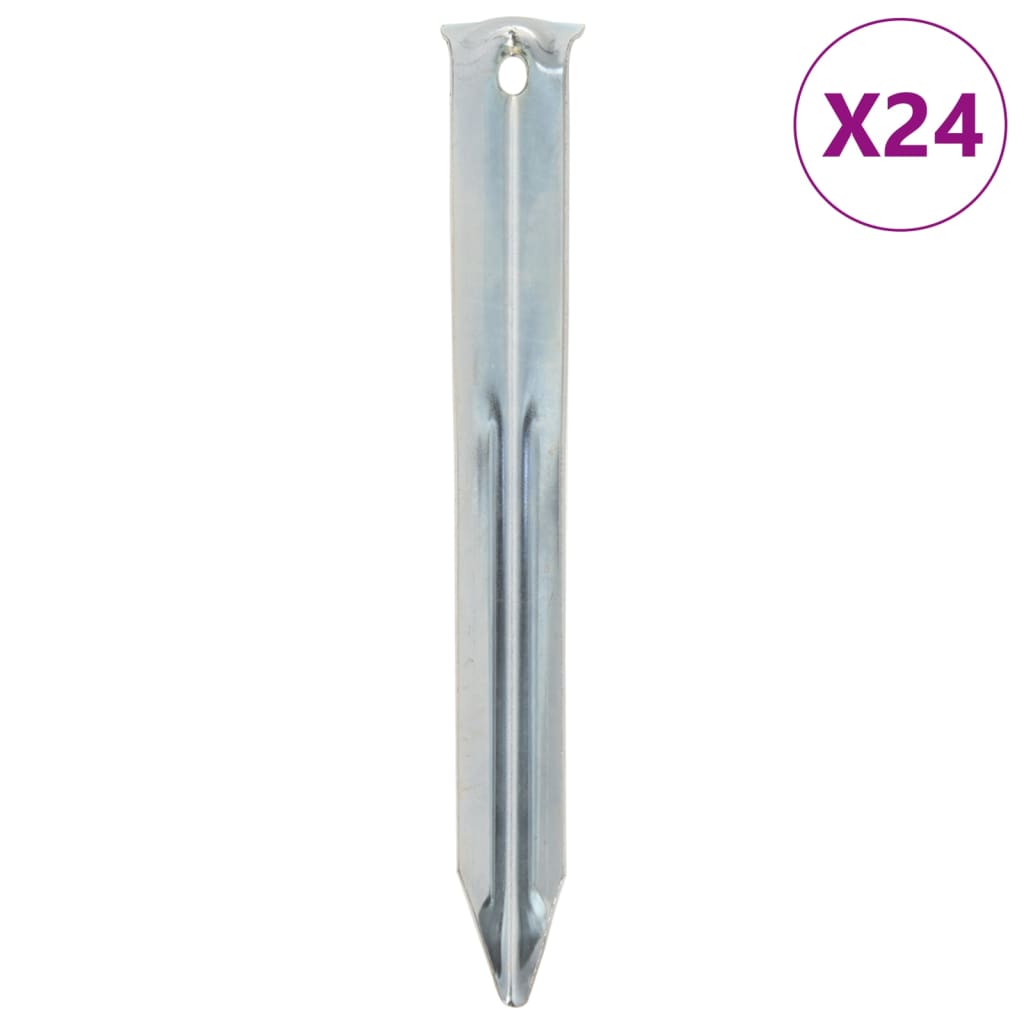 Teltpløkker stk. ø20 mm galvaniseret stål - 17 cm, 24 - number 1.