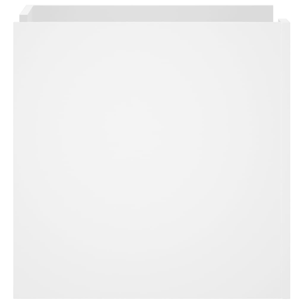 Noćni ormarić 45x50x50 cm konstruirano drvo - bijelo, 1 - number 5.