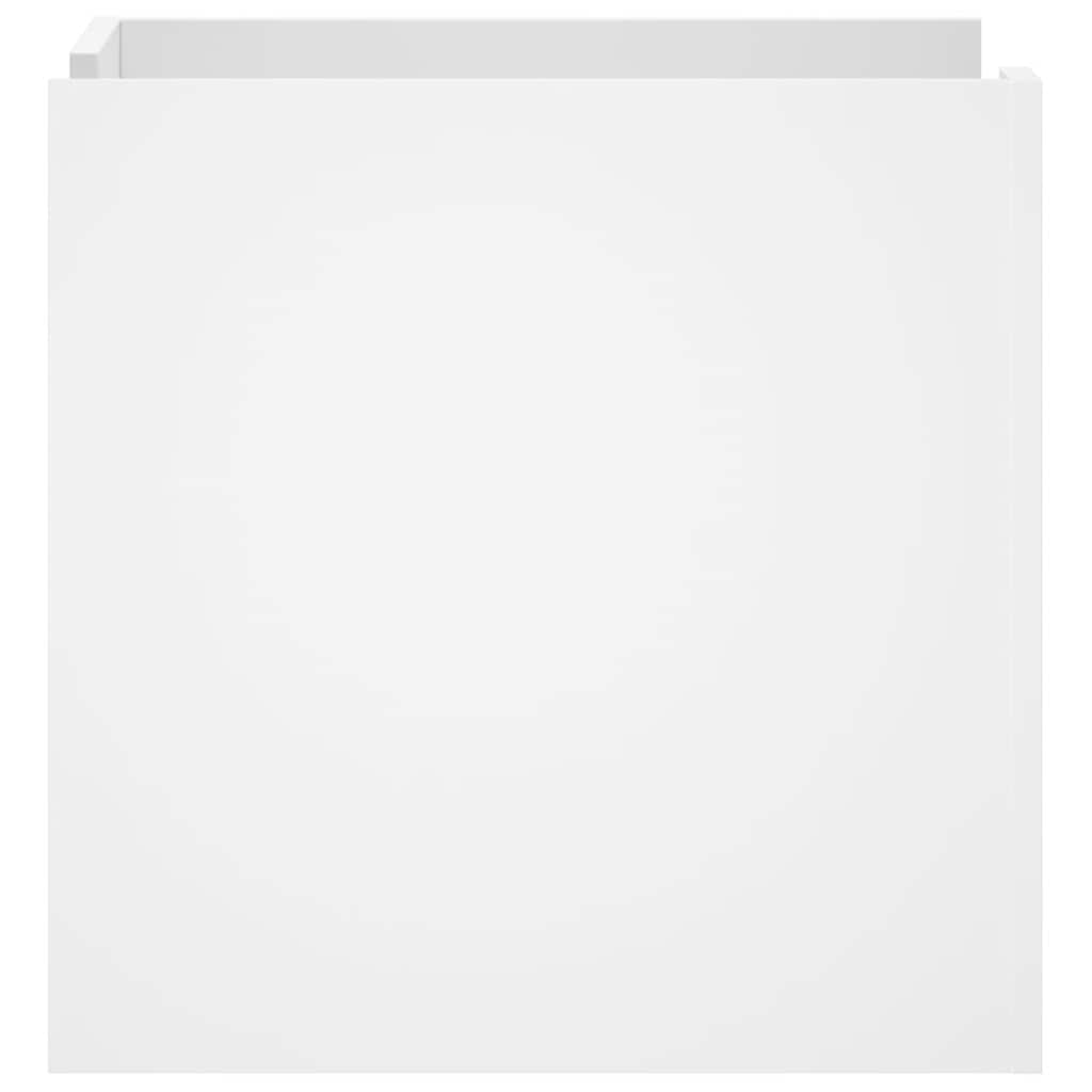 Noćni ormarić 45x50x50 cm konstruirano drvo - bijelo, 1 - number 5.