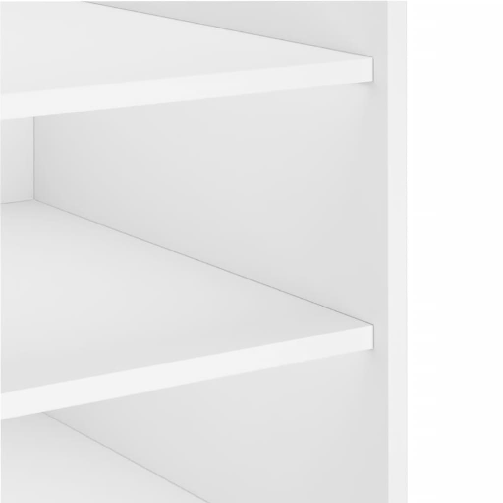 Noćni ormarić 45x50x50 cm izgrađeno drvo - bijelo, 1 - number 8.