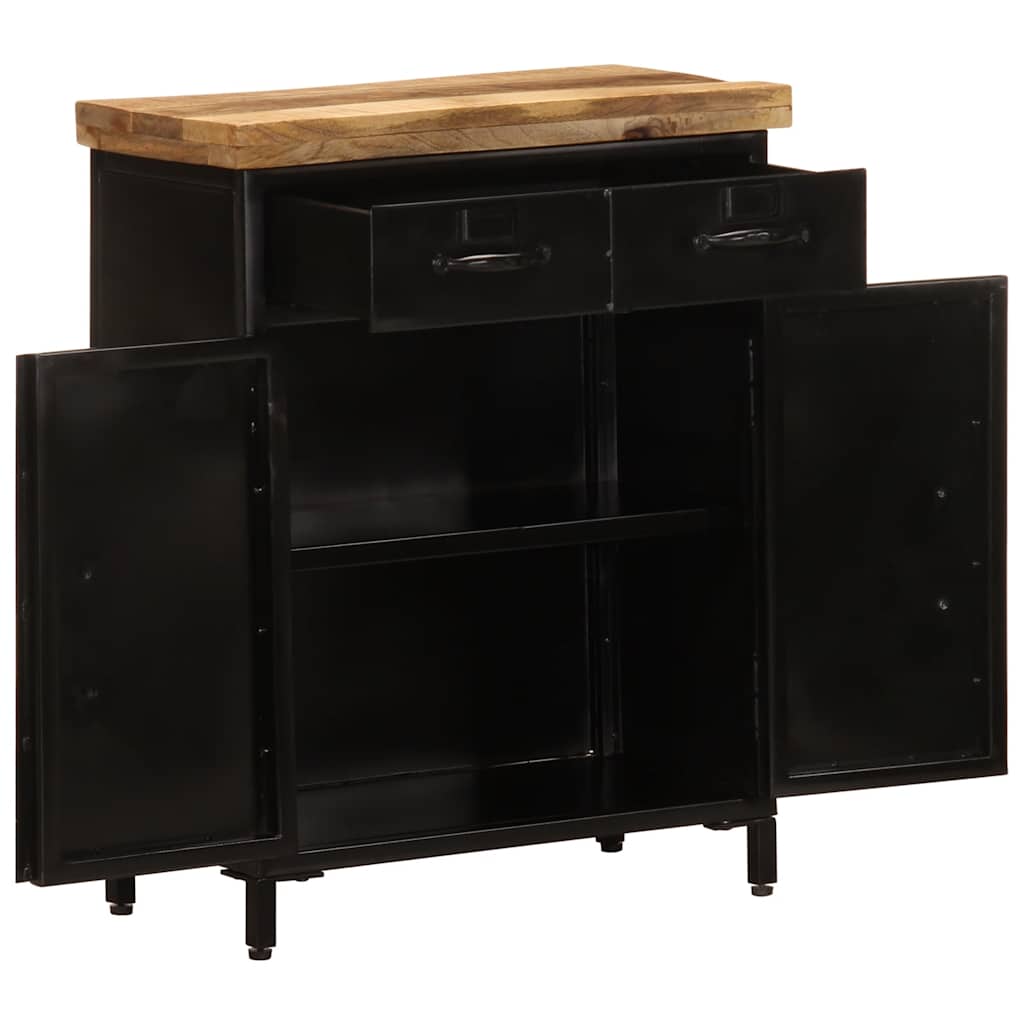 Příborník 55x30x71 cm masivní mangové dřevo - number 3.