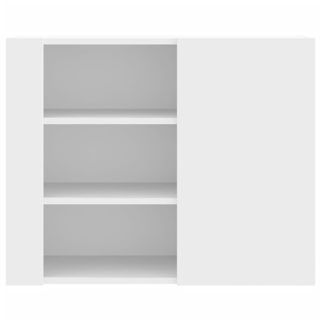 Wall cabinet 75x31x70 cm engineered wood - white, 1 - number 4.