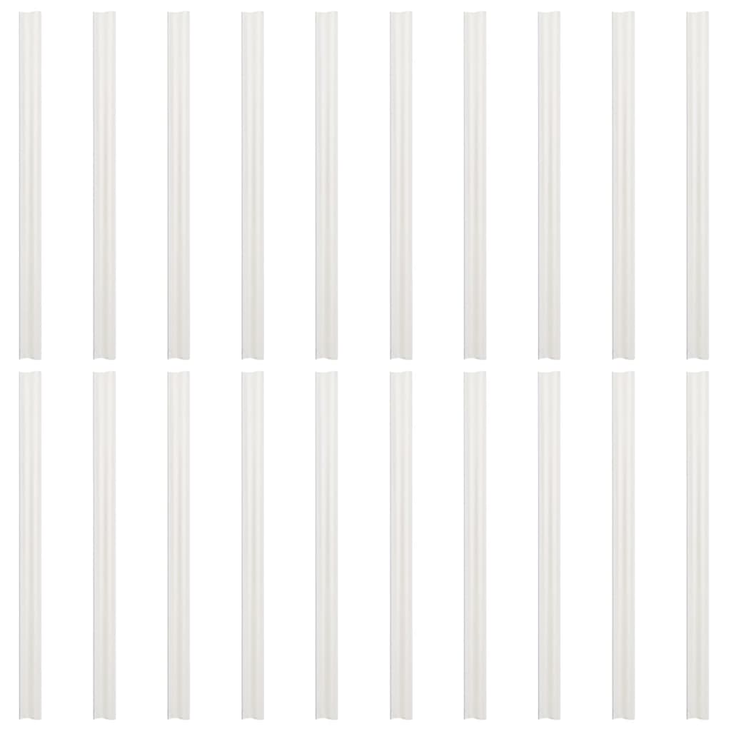 Haveafskærmninger stk. 35x0,19 m pvc stendesign grå - sten, 35 x 0.19 m, 4 - number 7.