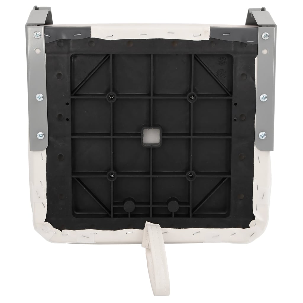 Foldbare bådsæder 2 stk. 41x36x48 cm sort - number 7.