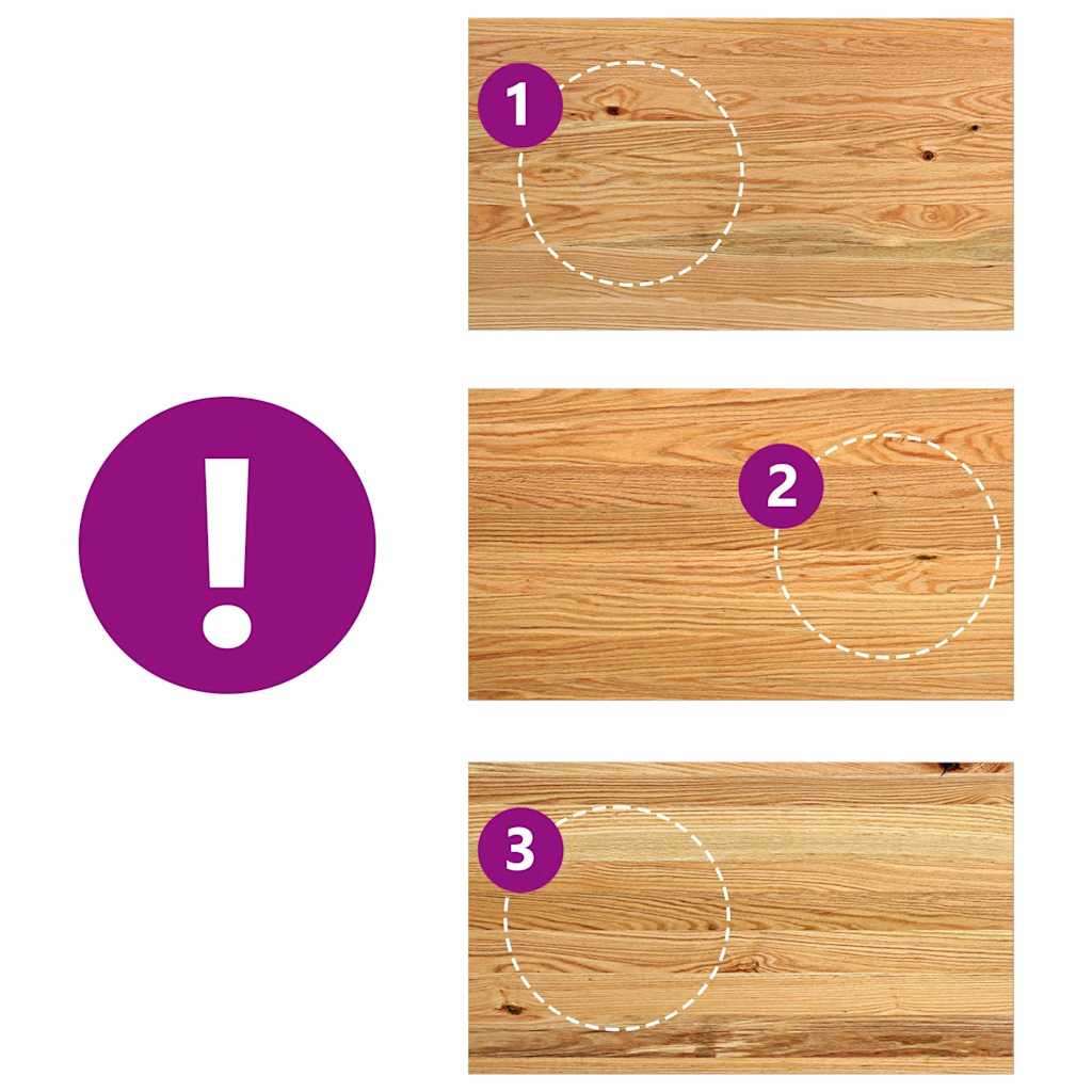 Vindueskarme 2 stk massivt egetræ - lysebrun, 70 x 40 x 2 cm, 1 - number 7.