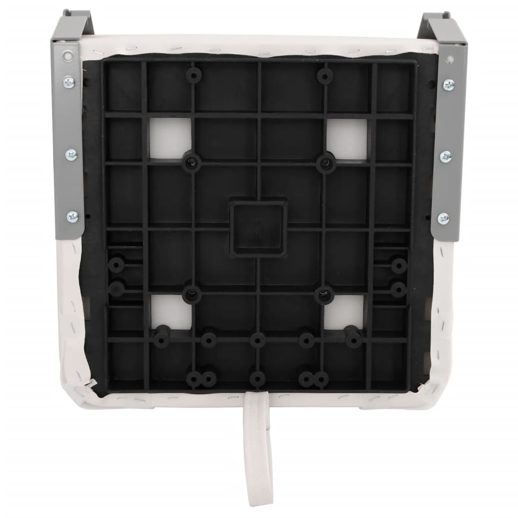 Foldbare bådsæder 2 stk. 44x38x55 cm sort - number 7.