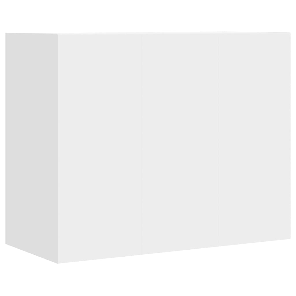 Szafka ścienna 75x31x70 cm drewno klejone - biały, 1 - number 6.