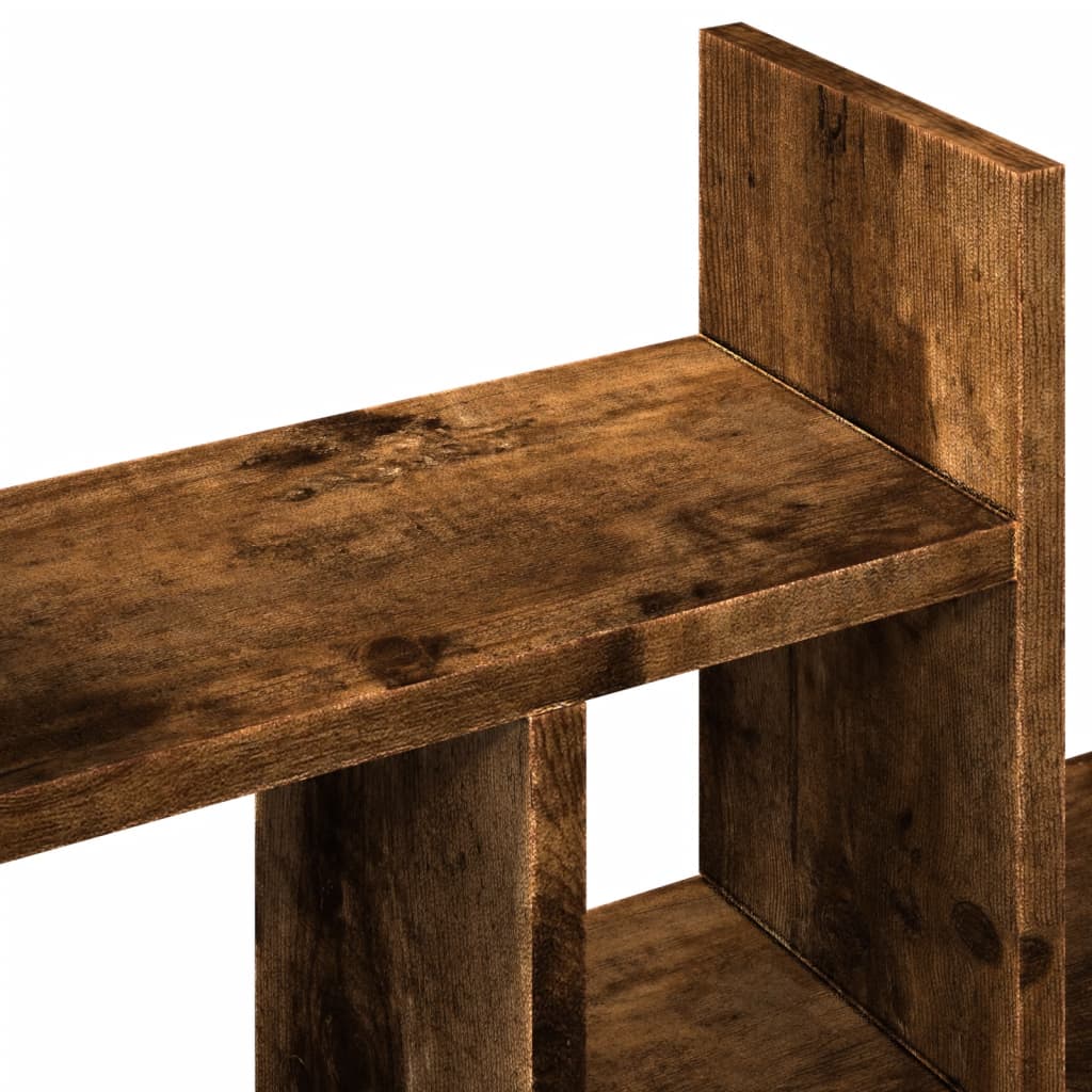 Cola de milano 34,5x15,5x35,5 cm madera de ingeniería - roble ahumado, 34,5 x 15,5 x 35,5 cm - number 9.