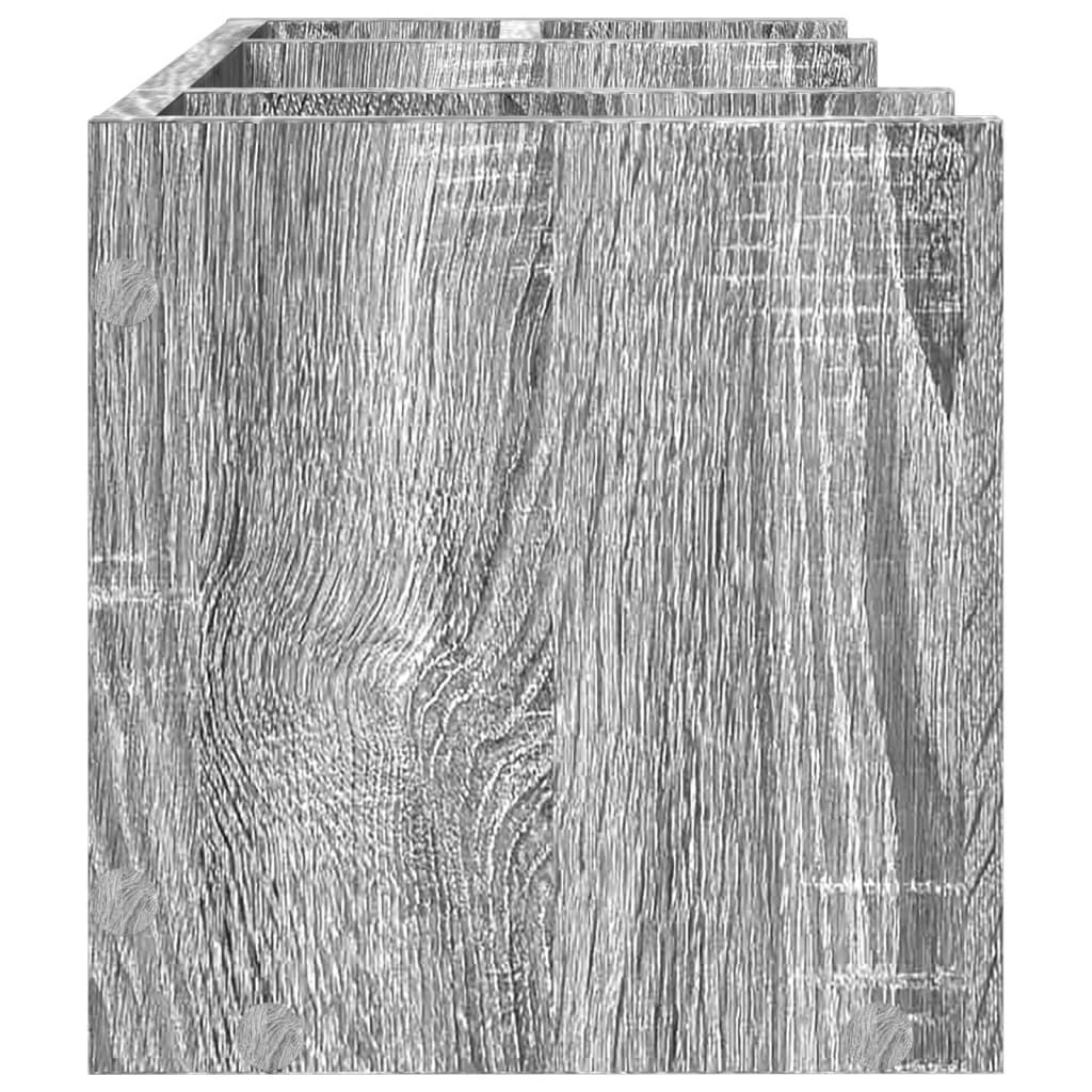 Cola de milano 44,5x24x25 cm madera de ingeniería - roble sonoma gris - number 5.