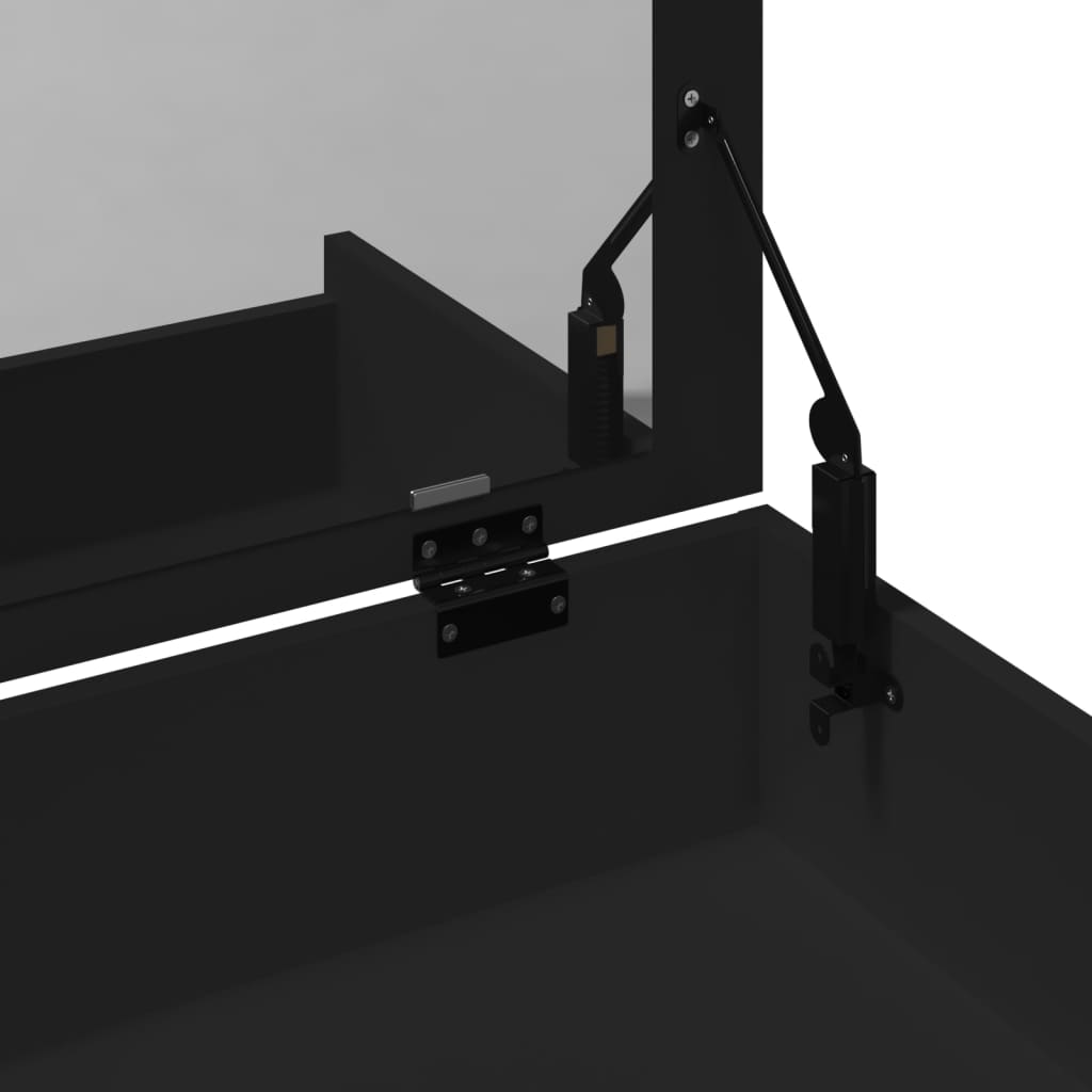 Kozmetički stol sa tabureom 60x40x113,5 cm - crni, 1 - number 9.