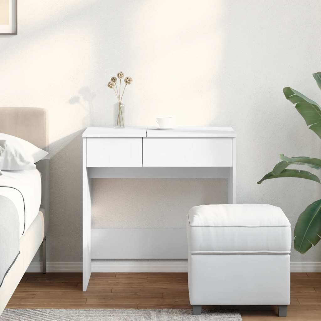 Stolić za šminkanje s ogledalom 73x46,5x120 cm - bijeli, 1 - number 3.