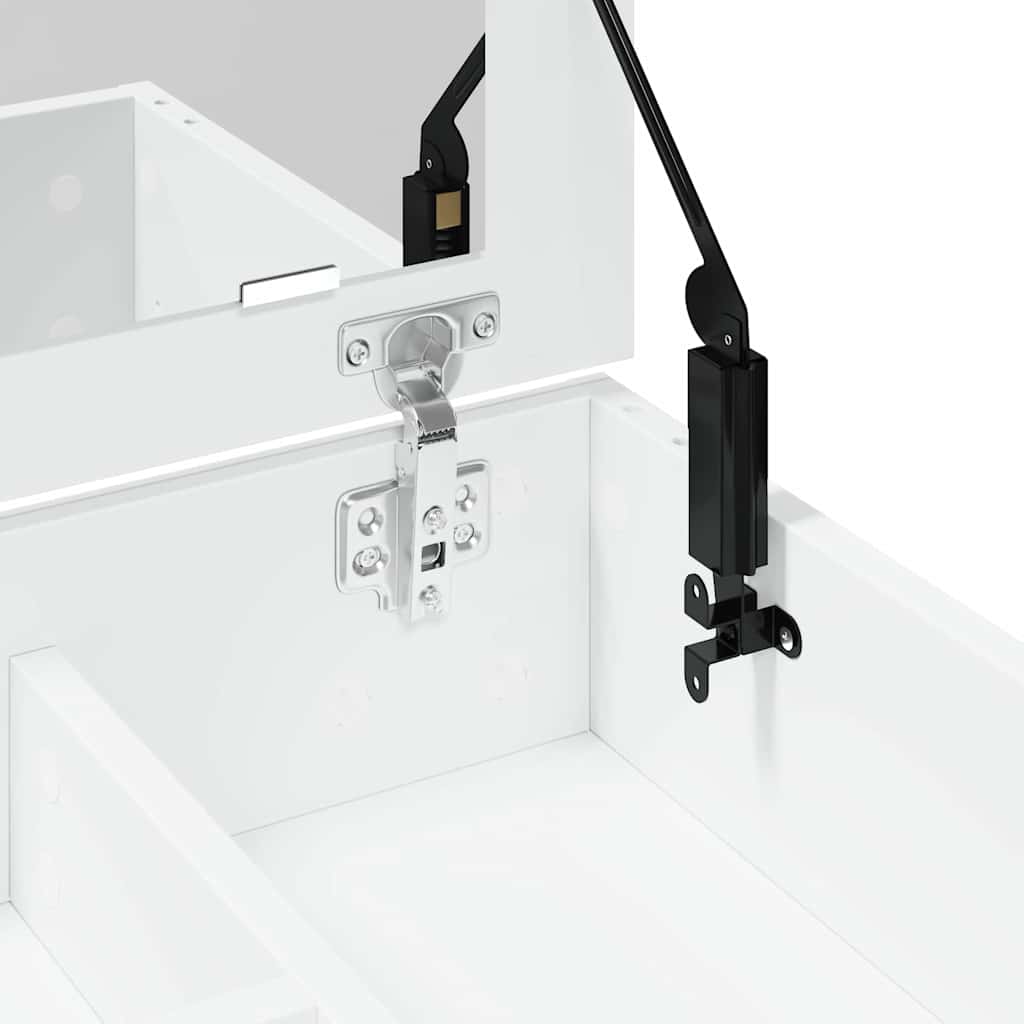 Stolić za šminkanje s ogledalom 73x46,5x120 cm - bijeli, 1 - number 9.