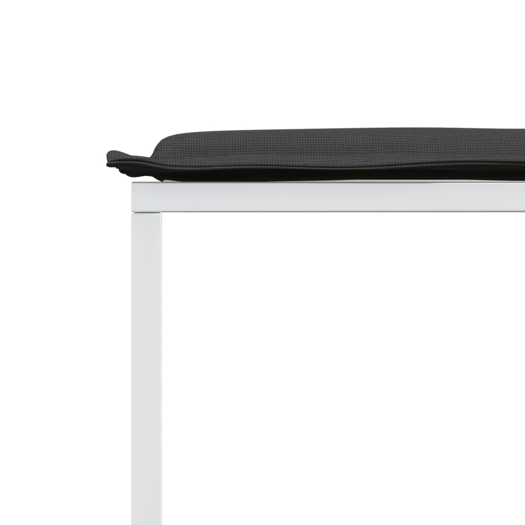 Dnevni boravak za vrt 13 dijelova s ​​jastucima textilene white - 12 - number 9.