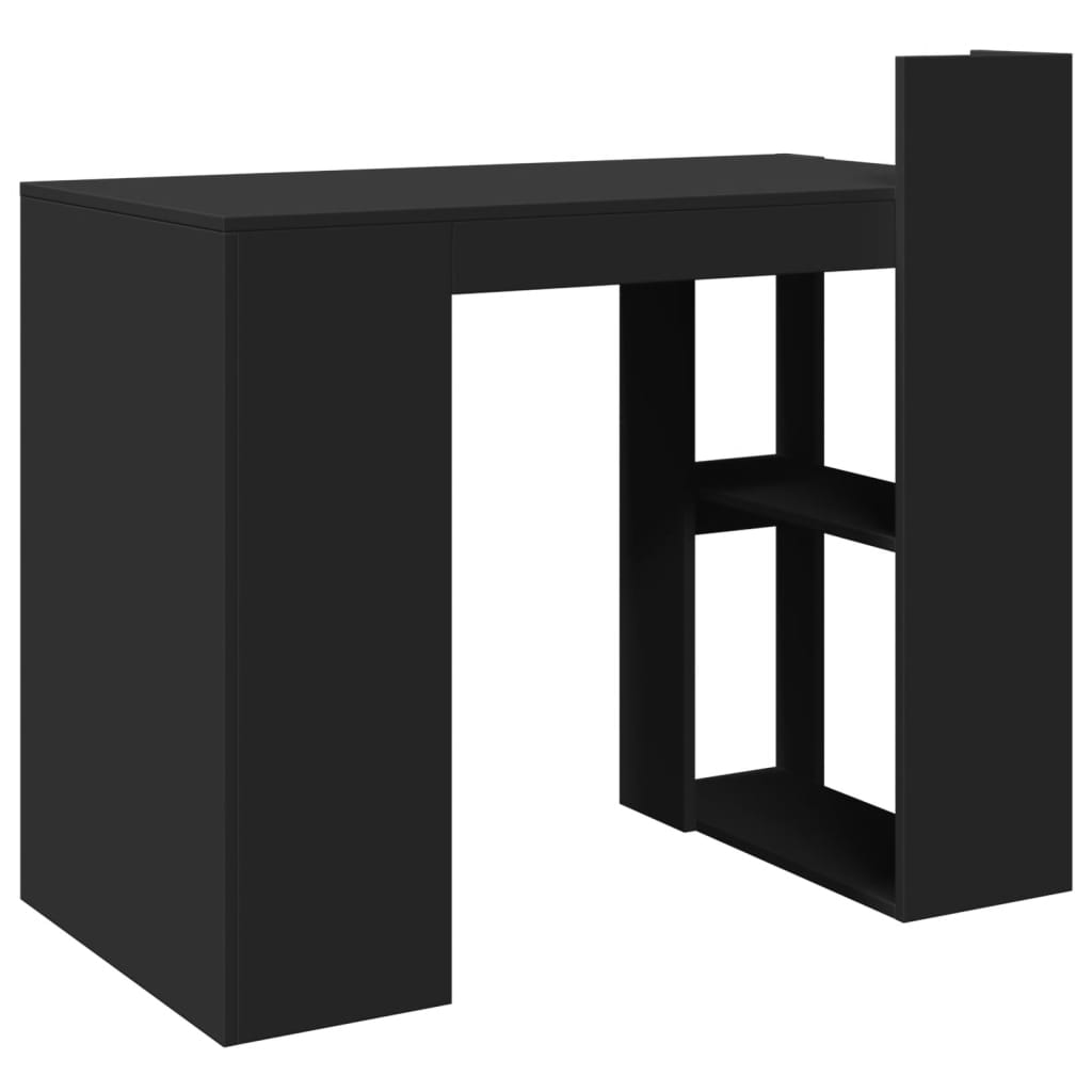 Desiktop 103,5x56.5x94 cm zbudowane drewno - czarne - number 6.