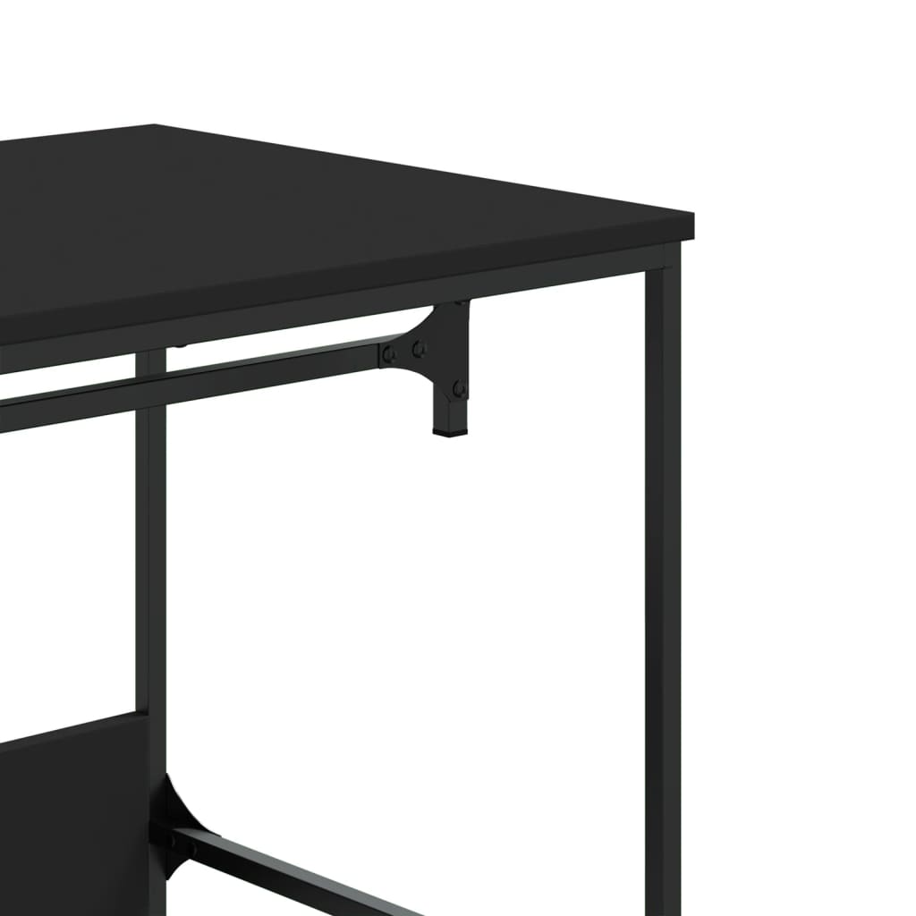 Ormar 90x50x180 cm izrađeno drvo - crni, 1 - number 7.