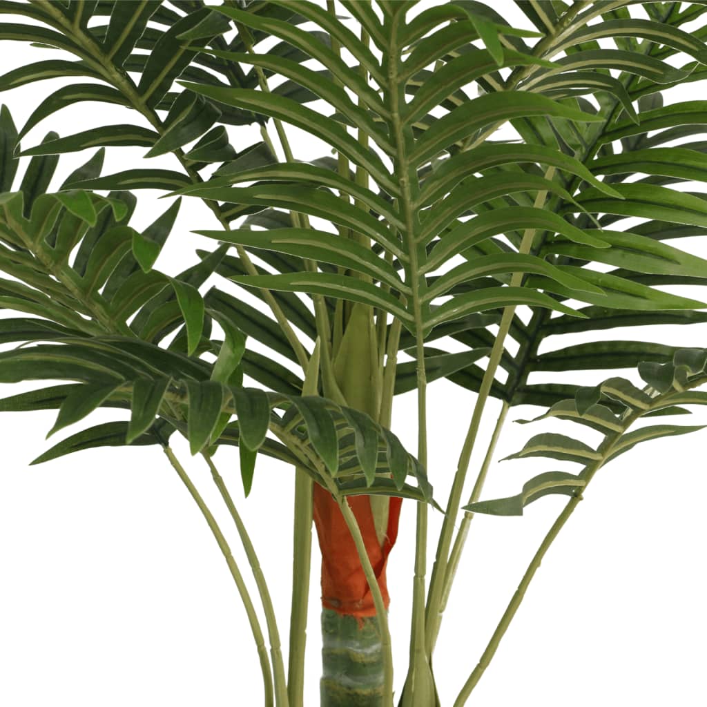 Artificial palm tree with 3 trunks pp green - 85 cm - number 4.