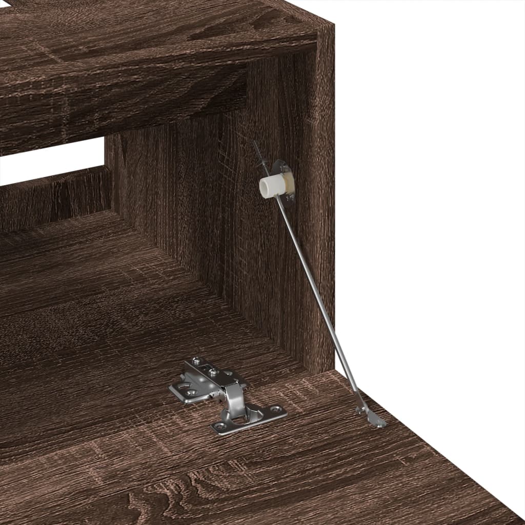 Underskap konstruert tre brun eik farge - brun eik, 40 x 37 x 59 cm, 1 - number 8.