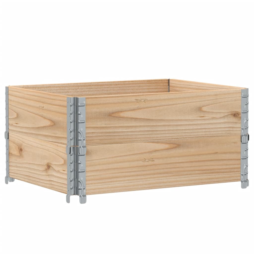Plant box 80x60 cm solid pine - natural colored, 80 x 60 x 41 cm, 1 - number 2.