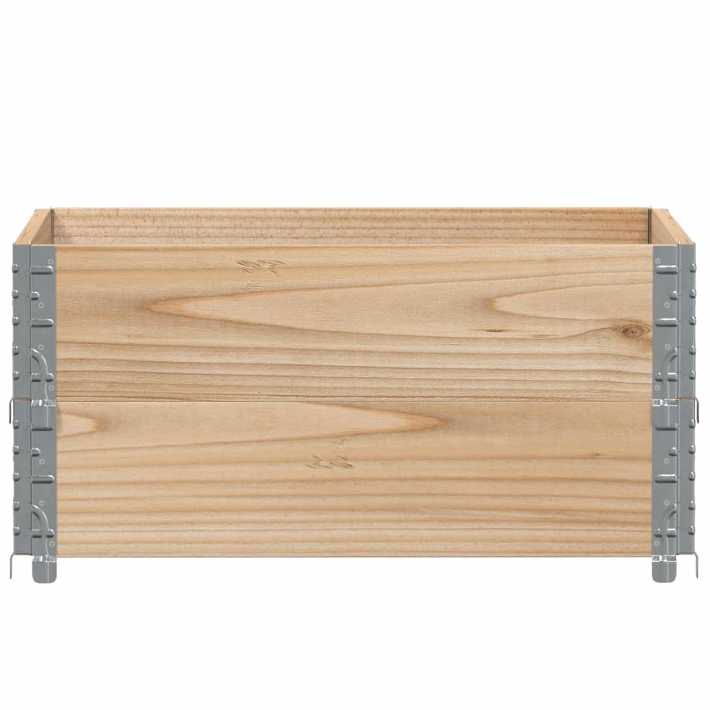 Plant box 80x60 cm solid pine - natural colored, 80 x 60 x 41 cm, 1 - number 3.
