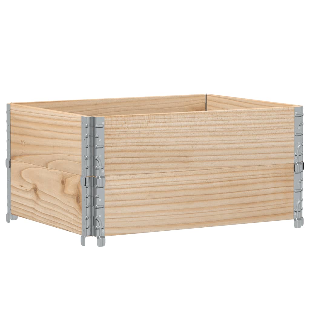 Plant box 80x60 cm solid pine - natural colored, 80 x 60 x 41 cm, 1 - number 5.
