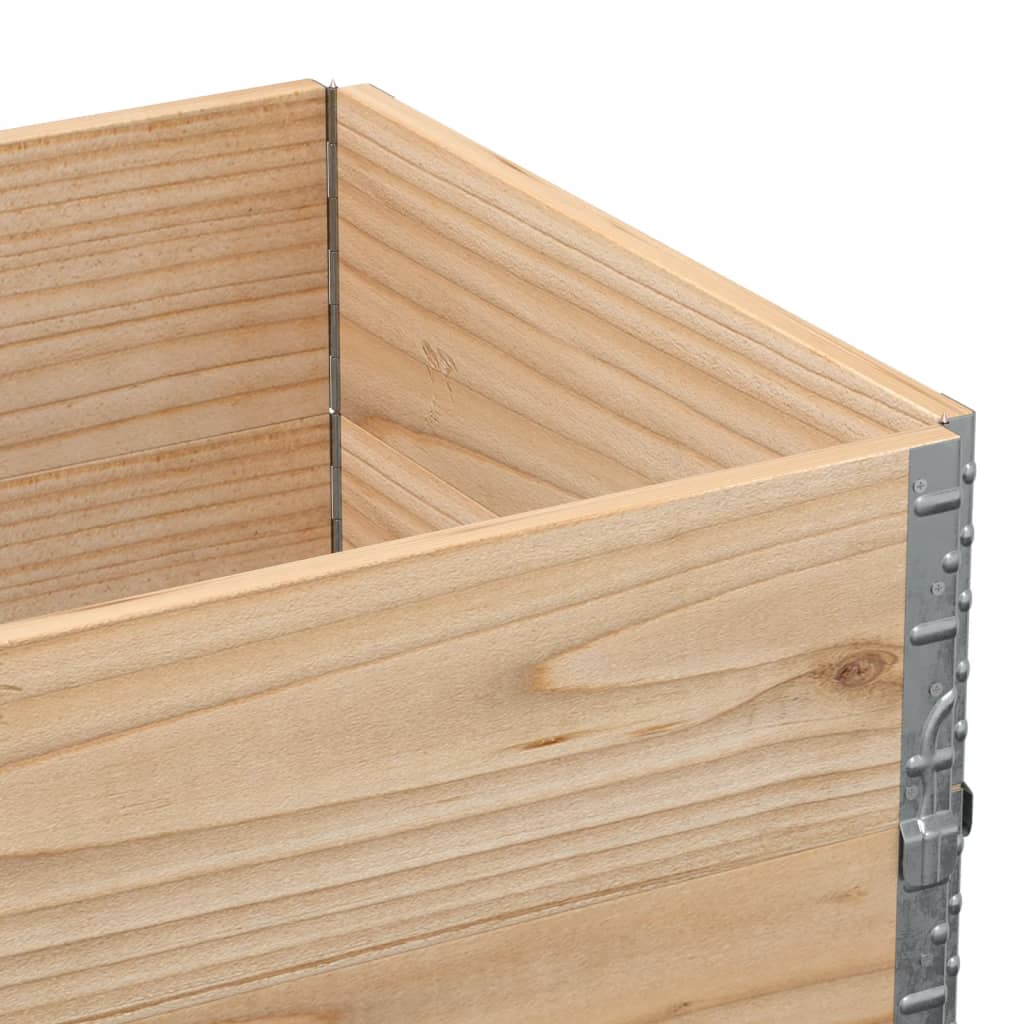 Plant box 80x60 cm solid pine - natural colored, 80 x 60 x 41 cm, 1 - number 7.