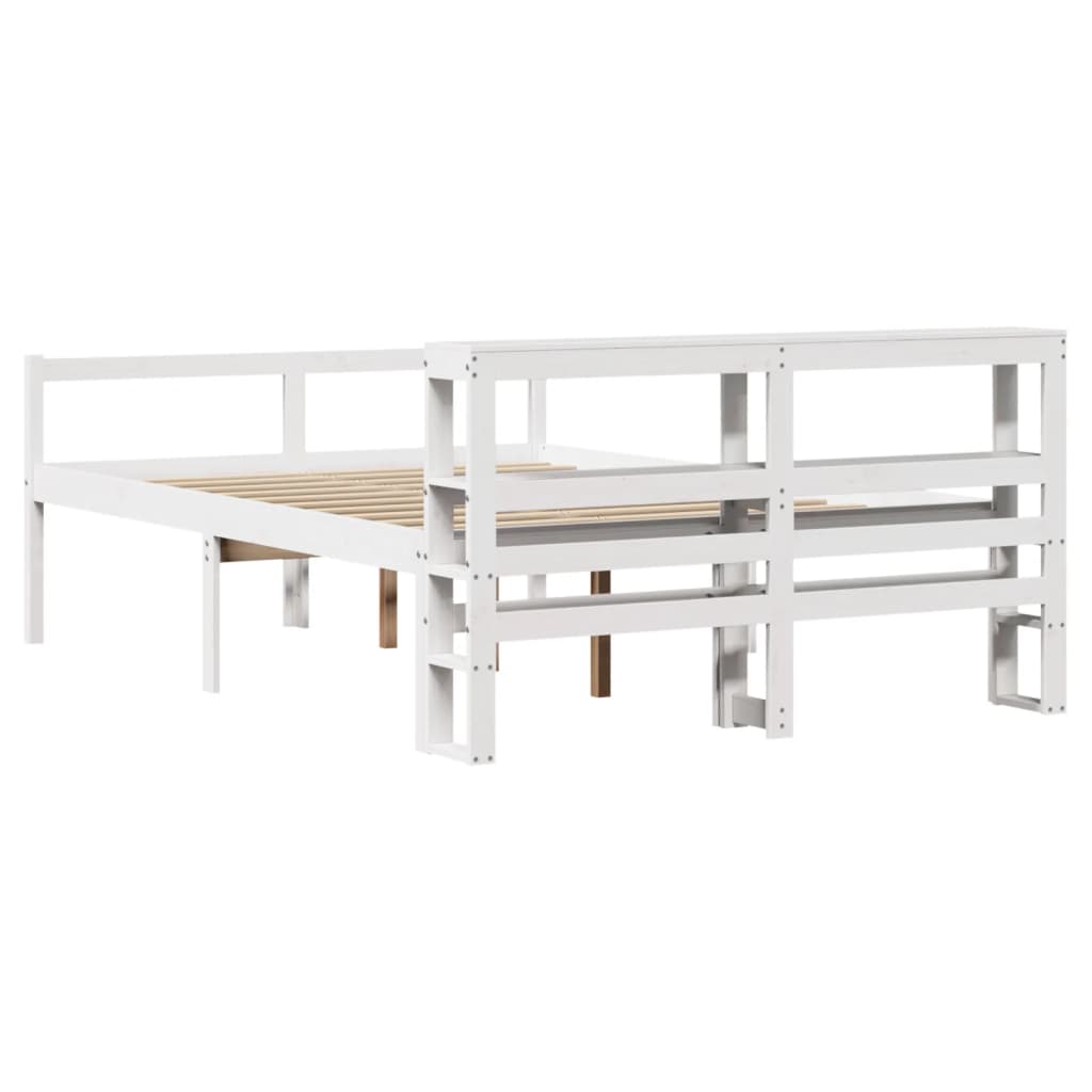 Stariji krevet s krevetom od kreveta - bijeli, 150 x 200 cm - number 6.